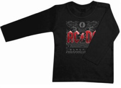 AC/DC langærmet t-shirt til børn | Black Ice