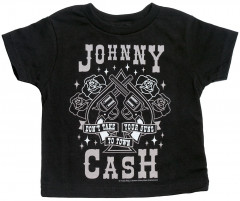 Johnny Cash T-shirt til baby | Guns