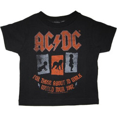 AC/DC T-shirt til baby | About to Walk