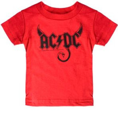 AC/DC T-shirt til baby | Devilish
