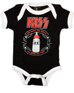 Kiss baby romper Party