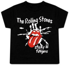 Rolling Stones T-shirt til børn | Sticky Little Fingers