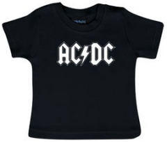 AC/DC T-shirt til baby | Logo White
