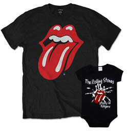 Duo-rocksæt | Rolling Stones Far T-shirt & Rolling Stones-babybody