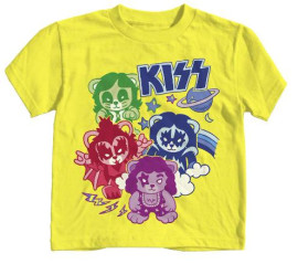 Kiss T-shirt til børn | Glam Bears