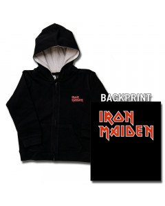 Iron Maiden Baby-hættetrøje med lynlås (Print on Demand)