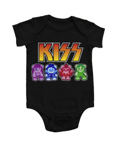 Kiss baby romper Lil Monsters - Kiss rompertje
