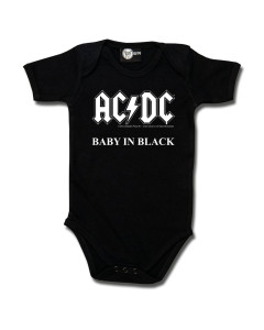AC/DC-body til babyer Black