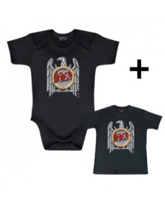 Gavesæt Slayer Silver Eagle-babybody & T-shirt til baby