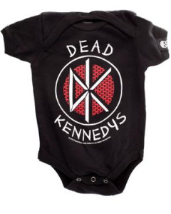 Dead Kennedys baby romper logo 