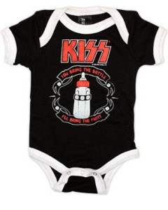 Kiss baby romper Party 
