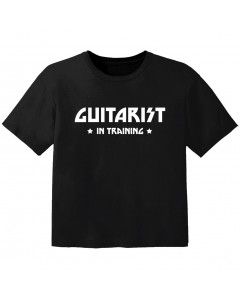 Rock T-shirt til børn guitarist in training