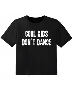Rock T-shirt til børn cool Kids don't dance