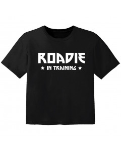 Rock T-shirt til børn roadie in training