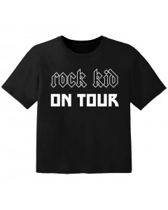 Rock T-shirt til børn Rock kid on tour