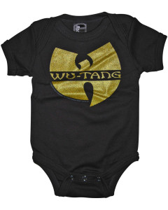 Wu-tang Clan Baby body- (Logo glitter)